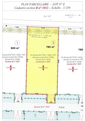 terrain a batir à la vente -   50340  HELLEVILLE, surface 785 m2 vente terrain a batir - UBI464556809